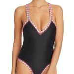NWT Platinum Swimwear Black One Piece Swimsuit Photo 0