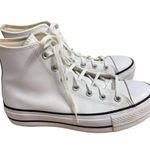 Converse  CHUCK TAYLOR ALL STAR LIFT HI SNEAKERS WOMENS SIZE 8.5 LEATHER Photo 3
