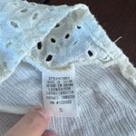 Entro  Ivory asymetriacl boho Tank Top with Floral Accents and embroidery Photo 4