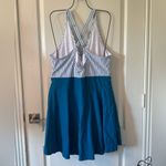 Blooming Jelly Women Blue Swim Dress Swimsuit One Piece Tummy Control 4XL NWT Size 4X Photo 3