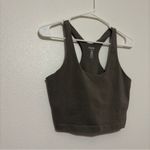 Mate the Label NWOT Organic Stretch Racer Tank Pebble Tan Medium Photo 4