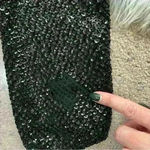 Vintage 60’s Sequin Shrug Trousseau and Travel Atlantic City Black Size M Photo 4