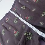 Talbots Brown Plant Elephants Embroidered Top & Pants Two-Piece Set Photo 8