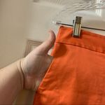 Pendleton  Women’s Orange Side Zip Cropped Ankle Pants size 8 Photo 4