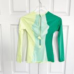 Lululemon  Board Balance Rash Guard in Fresh Teal / Very Green Photo 2