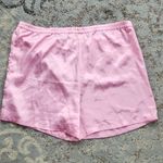 Victoria's Secret  Gold Label Satin Lounge Shorts Light Pink Large Photo 3