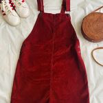 Licc Jeans Suspender Dress Red Photo 0