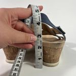 Life Stride Velocity 2.0 Blue Strappy Comfort Cork Wedge Platform Sandals Photo 7