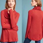 Anthropologie  Meadow Rue Angel Burnout Waffle Knit Crow Neckline Blouse Photo 1