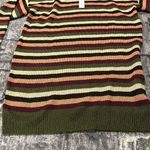 Olivaceous  Striped Sweater -Small Photo 3