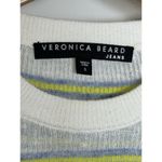 Veronica Beard Dean Ivory Multi Striped Linen Blend Sweater Size Small NEW $250 Photo 3