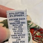 Vintage Y2K Gap Stretch Tropical Floral Print Strapless Dress Women’s Size 6 Red Photo 6