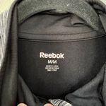 Reebok  Black and White Zip Up Jacket with Sporty Trim Photo 3