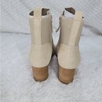 Violet & Red Loaded Knit Cuff Bootie Tan NWT Side Zip 2.5” Heel Size 8 Photo 6