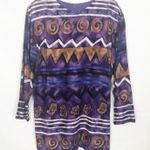 Sequel Vintage 80's Women's Long Sleeve Purple Dress Size 10 Photo 0