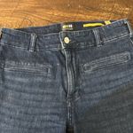 Maeve Anthropologie  Blue Cropped Straight Jeans Denim Size 28 High Rise Photo 2