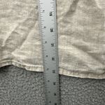 Flax  100% Linen Tank Top Oatmeal Beige Lagenlook Beach Boho Women's Small Photo 6