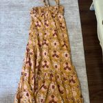 Aerie  Linen blend halter maxi dress size medium  Photo 0