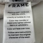 frame denim  Le Cutoff Cuffed White Distressed Denim Shorts Women Size 26 Photo 3