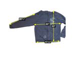 Disney  Parks Disneyland Womens L Mickey Mouse Zip Up Hoodie Raw Hem Fireworks Photo 9