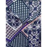 Zac and Rachel  Woman Plus Size 1X Bell Sleeves Blouse Multicolor Patchwork Pattern Photo 4