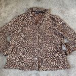Jones New York  Animal Print Pajama Set SIZE XL Photo 2