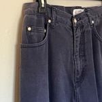 Sostanza High Rise Denim Mom Style Slim Fit Jeans Black Grey Medium 12 Gray Photo 3