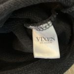 Vixen Black Cropped Sweatshirt Photo 3