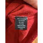 Skull Cashmere Hoodie Womens XS Red Skull Graphic 100% Cashmere Pullover Sweater Photo 3