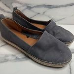 Lucky Brand Lucky Brown Women's Blue Suede Beachy Comfort Slip-On Espadrille Loafers Sz 8.5 Photo 0