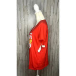 NFL NWT Kansas City Chiefs Womens Small Red Super Bowl LVII Champions V-Neck T-Shirt Photo 3