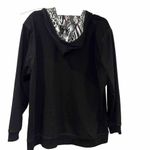 Allison Daley  Black/Animal Print Full Zip Jacket Women’s 1X Photo 1