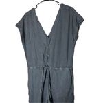 Cloth & Stone  Women Jumpsuit M Black Linen Cropped‎ Wide Leg Coastal Lagenlook Photo 1