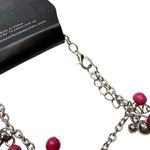Paparazzi Mountain Mamba Stone Beads Dangle Bracelet Pink & Silver Beaded New Photo 5