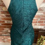 Top Shop Teal Green Lace Sleeveless Short Dress Size 6 Photo 6