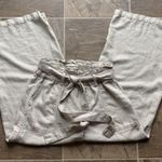 BLANK NYC  Pants Wide Leg Paperbag Waist Beige XS Photo 2