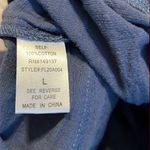 Lizard Thicket  size large navy women’s paper bag skirt with belt and pockets NWT Photo 6