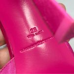 Alexander Wang  Delphine Rhinestone Logo Strap Pointed Toe Pump Heels Hot Pink 38 Photo 11