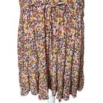Old Navy  Women’s Waist Defined Fluter Sleeves Multicolored Floral Dress Size XL Photo 4