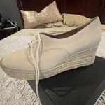 Bettye Muller  Beige Espadrille Wedges Photo 1