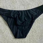J.Crew New with tags black Curved-waist cheeky bikini bottom in size xl Photo 0
