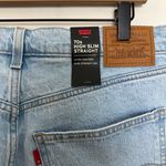Levi's NWT - 70's High Slim Straight Jeans Marine Hits Light Wash Denim Photo 7