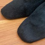 Stuart Weitzman 5W 47312 Black Calf Hair Fur Slip On Heeled Mules Size 8.5 Photo 5