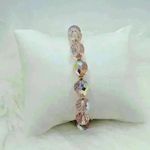 Sparkly Diana Pink Beaded Bracelet Photo 4