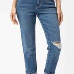 Nature Denim  Size 6/ 28 Medium Stone Wash Denim High Rise Mom Jeans Casual Photo 0