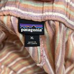 Patagonia Striped island hemp women’s baggies Brown orange, and green size XL. Photo 4