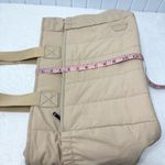 VASCHY Beige Quilted Tote Bag with zipper Tan Photo 9