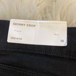 Loft  WOMENS SKINNY CROP BLACK JEANS PANTS SIZE 18 BRAND NEW INSEAM 27” Photo 2