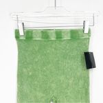 NWT LA Luxe‎ Ribbed Acid Wash Bike Shorts L Green Size L Photo 2