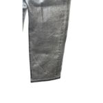 Lucky Brand Women's Jeans 90s Loose High Rise Metallic Crop Shiny Silver 4/27 Photo 7